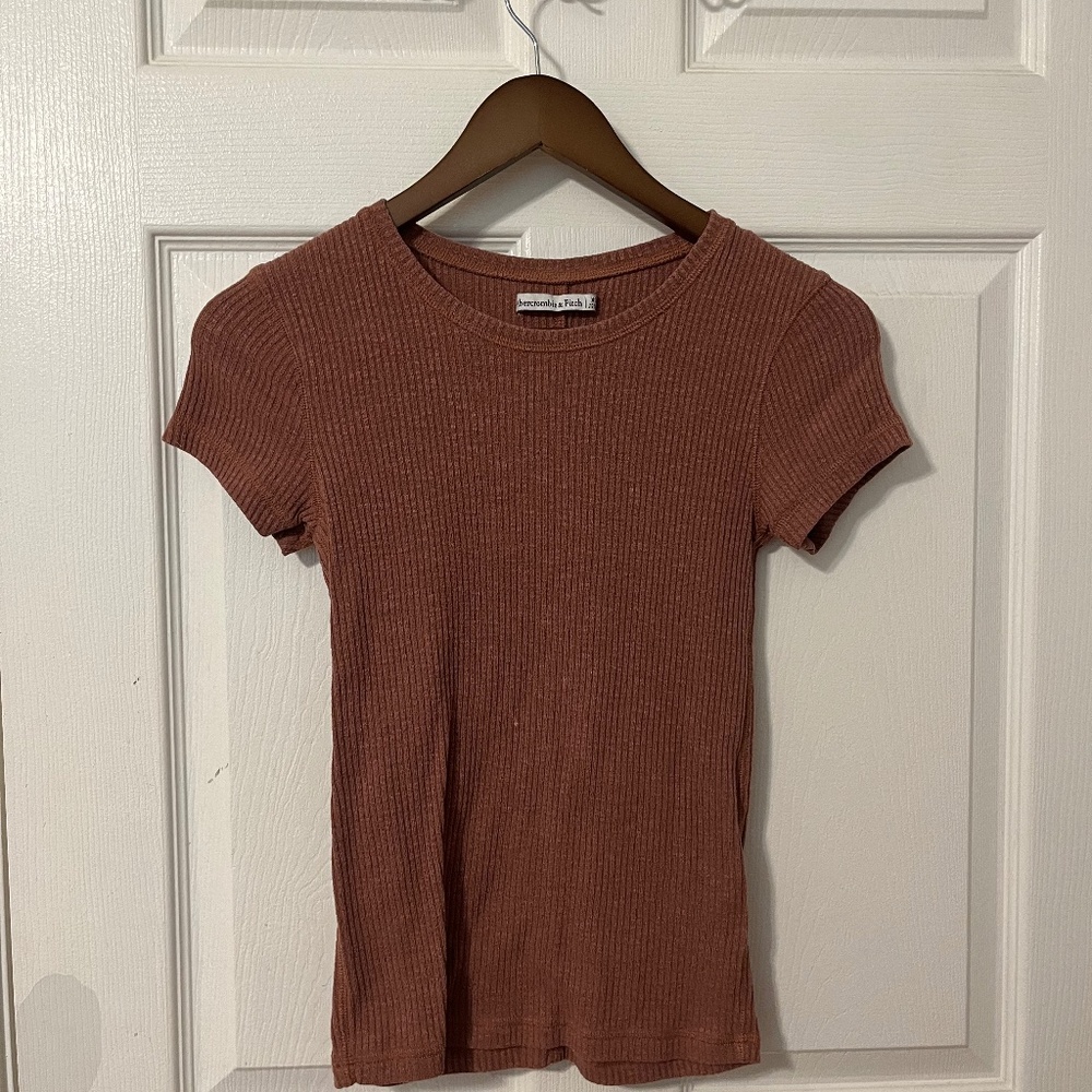 Abercrombie & Fitch mauve/pink shirt XS